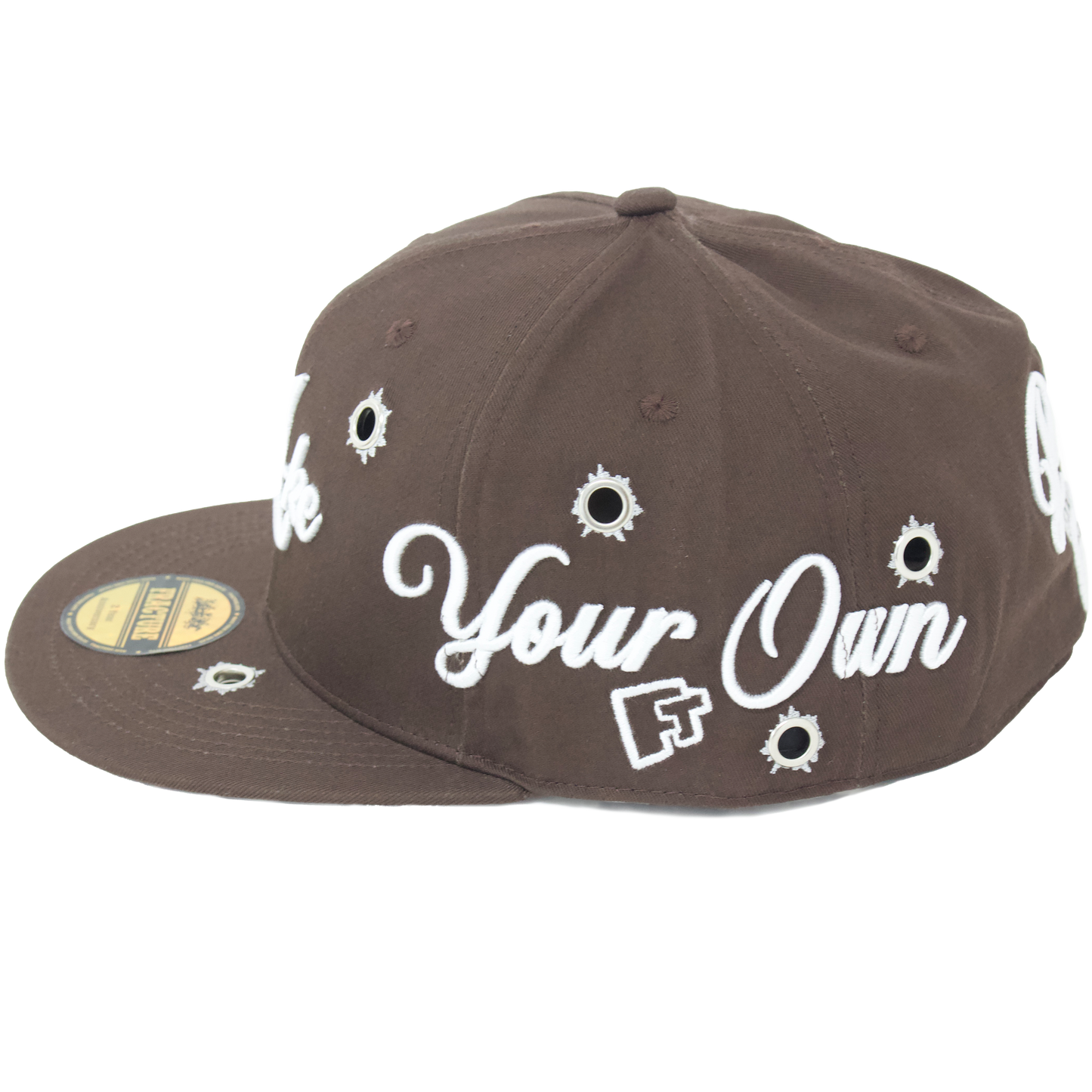 MAKE YOUR OWN RULES FITTED (DARK MOCHA)